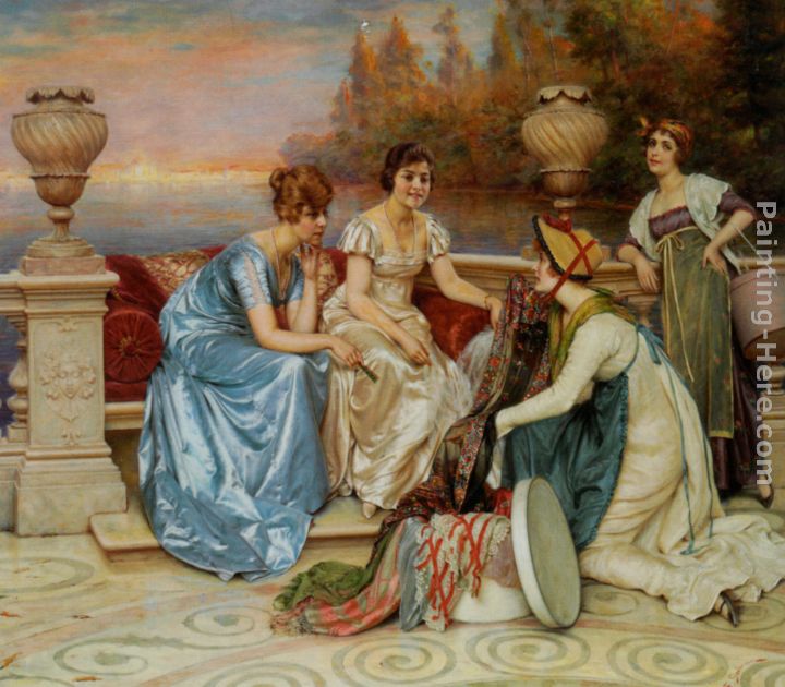 Choosing the Finest painting - Frederic Soulacroix Choosing the Finest art painting